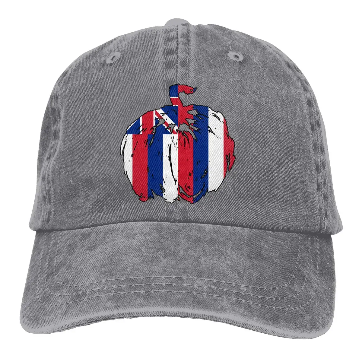 Гавайи Тыква флаг "Хэллоуин" Для мужчин Для женщин Регулируемый Бейсбол Кепки s меланжевый джинсовый хип-хоп Кепки