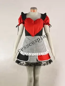 

Customized movie Alice in Wonderland cosplay The Queen of Hearts Short Dress Cosplay costume