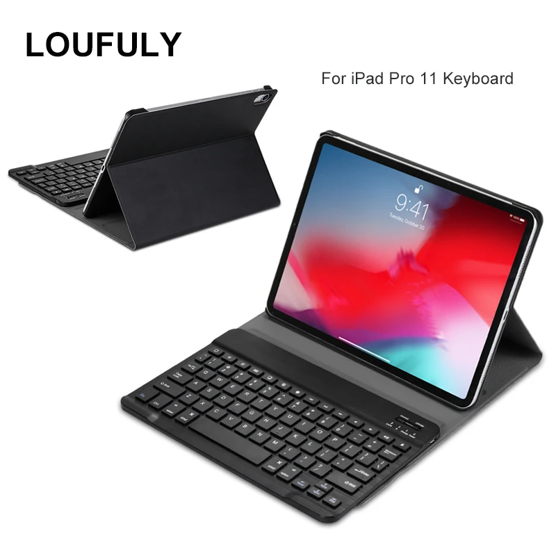 Для iPad Pro 11 чехол клавиатура чехол с кожаной подставкой умный чехол автоматический для iPad 11 клавиатура для A1934 a80a2013