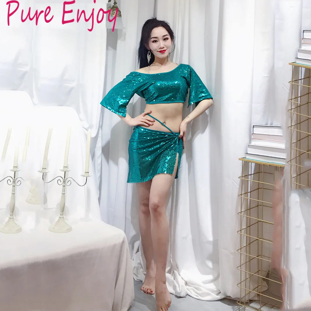 2019 новый костюм Bellydance горячие продажи женщина танец живота короткая юбка