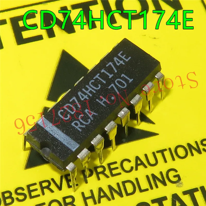 Шлепанцы CD74HCT174E CD74HC DIPHigh Speed CMOS Logic Hex D-Type с сбросом | Электронные компоненты и