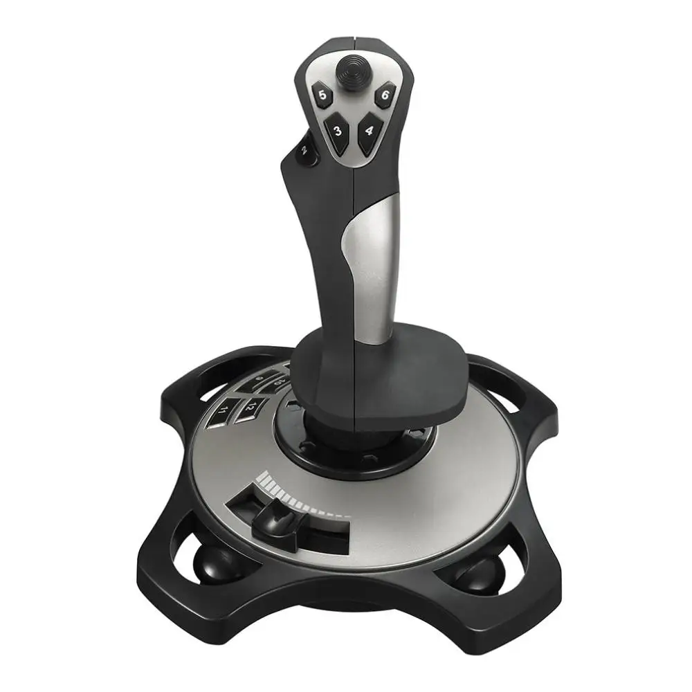

2113Pc Computer Simulation Aircraft Joystick Game Controller Flight Simulation 10 Joystick Single-handed Pole Design