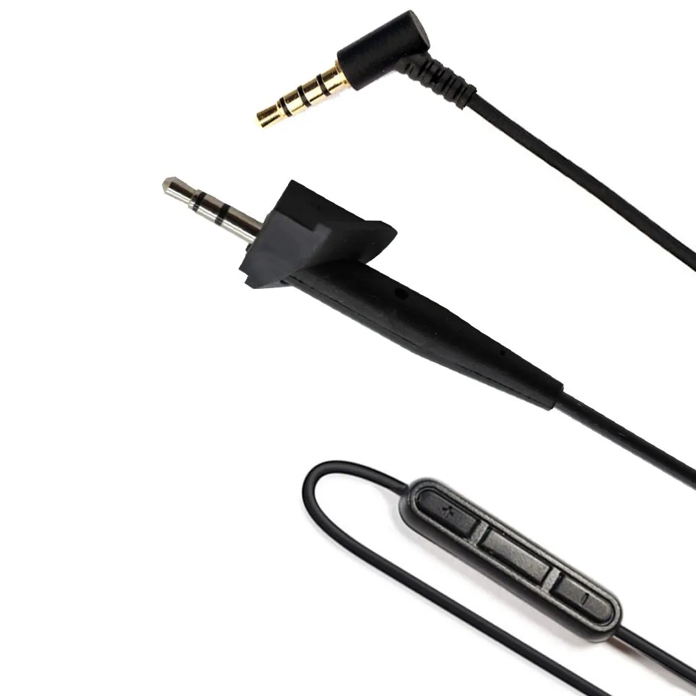 Замена аудиокабеля Khopesh для Bose QC3 QC 3 QC15 QC25 OE2 OE2i AE2 AE2i AE2w кабель для наушников Bose шнур iOS Android Mic