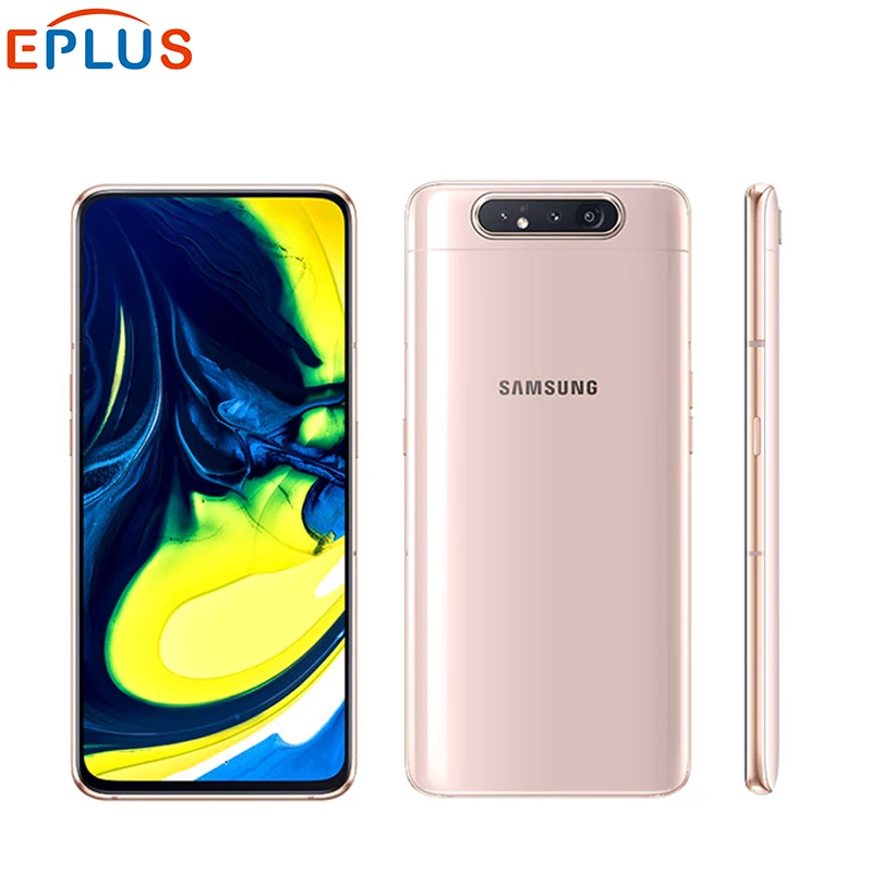 samsung Galaxy A80 A8050 4G LTE мобильный телефон 6," 8 ГБ ОЗУ 128 Гб ПЗУ Snapdragon 730 Android 3700 мАч NFC две sim-карты