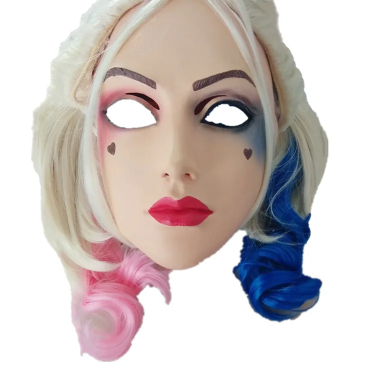 Новые Парики с изображением птиц добычи для косплея отряд самоубийц Бэтмен Харли