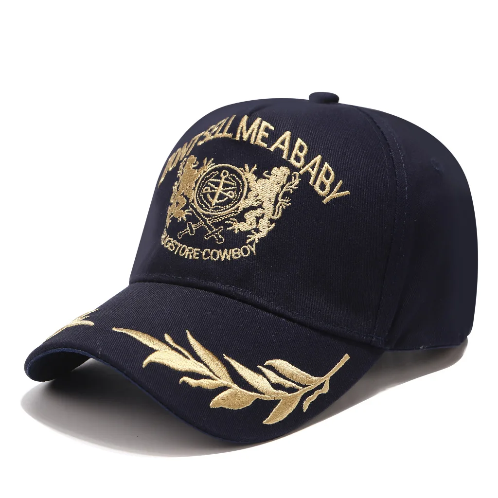 Casquette Baseball FBI Logo Brodé Noir - Ajustable, En Coton, Neuf Sans étiquette