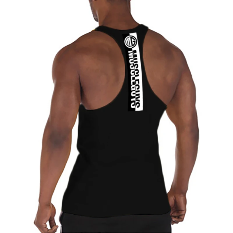 

Brand Fashion Gyms Casual Cotton Muscle Undershirt Clothing Bodybuilding Tank Tops Men Fitness Vest Singlets Sleeveless Shirt