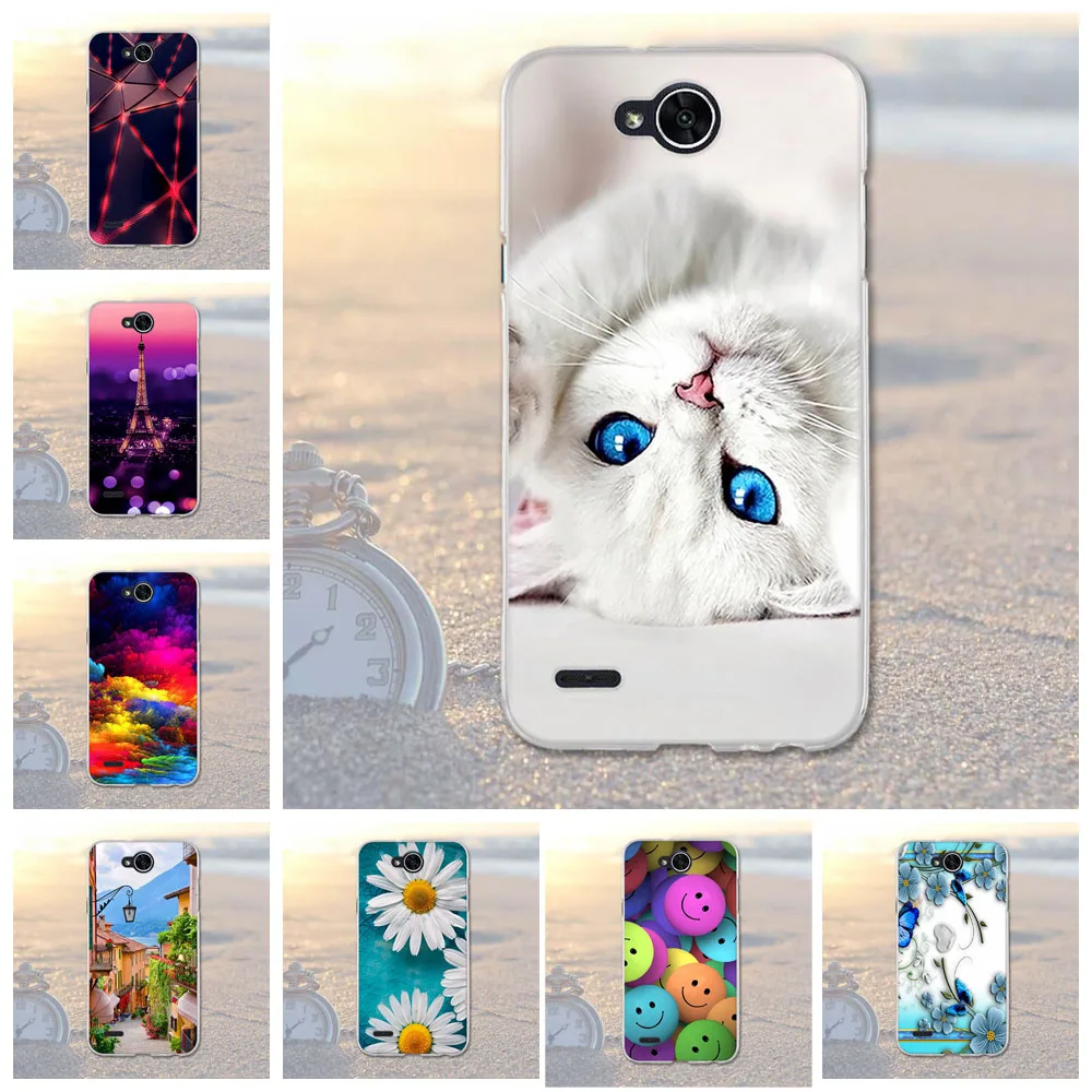

3D Relief Cover For LG X Power 2 Case 5.5" LG X Power 2 Cover Flower Painted Soft Tpu Case for LG X power 2 / K10 power Cases