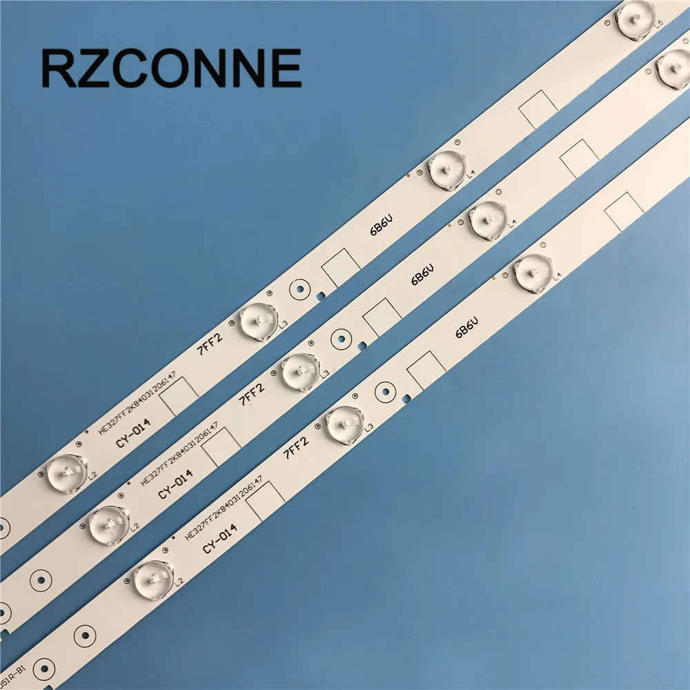 571mm LED Strips 6V for Hisense 32" TV Screen HE327FF2K84031206147 E227809 LED32EC110JD LED32K30JD LED32EC260JD LED32K20JD HXF-S