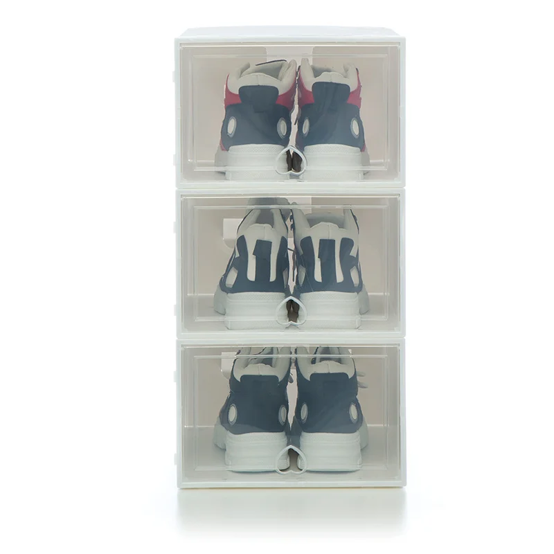 3pc AJ shoe box large Capacity storage shoe boxes High top sneakers