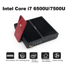 Intel тонкий клиент Core i5 6200U 7200U портативный компьютер Windows 10 pro HDMI VGA 4K HTPC i7 5500U Мини ПК