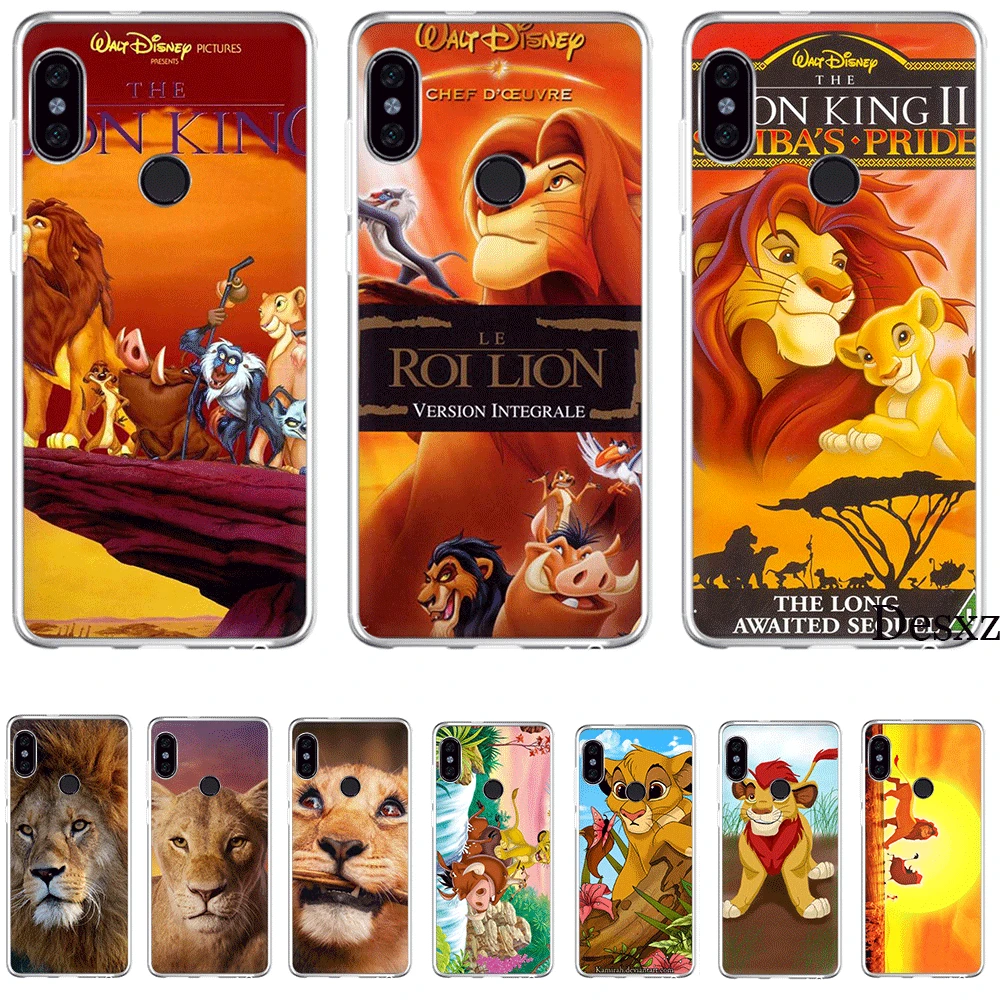 

Mobile Phone Case Tpu For Xiaomi Redmi Note 7 8 Pro 4 Note 4X 5 5A 6 Cover The Lion King Shell