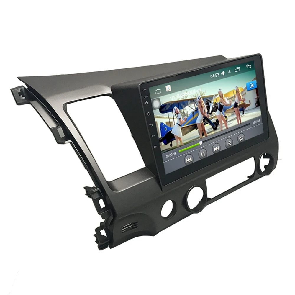 Для Honda Civic 2007-2011 Android 9,1 gps автомобильный навигатор Радио Стерео 32 Гб rom 4G+ wifi