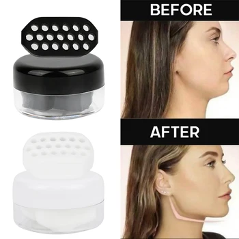 

2/1Pcs Face Jaw Line Lifting Facial Muscles Exerciser Soft Silicone Ball Face-lifting Toner Masseter Cheek Lift Artifact Tools