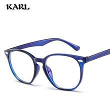 Оптические очки, оправа, анти-синий светильник, очки для компьютера, очки, Женская оправа, круглые прозрачные линзы, очки ботаника
