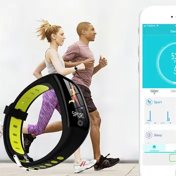 

Latest F21 Smart Bracelet Live Sport Tracker Blood Pressure Sleep Monitoring Waterproof Bracelet Fitness Wristband GPS Distance