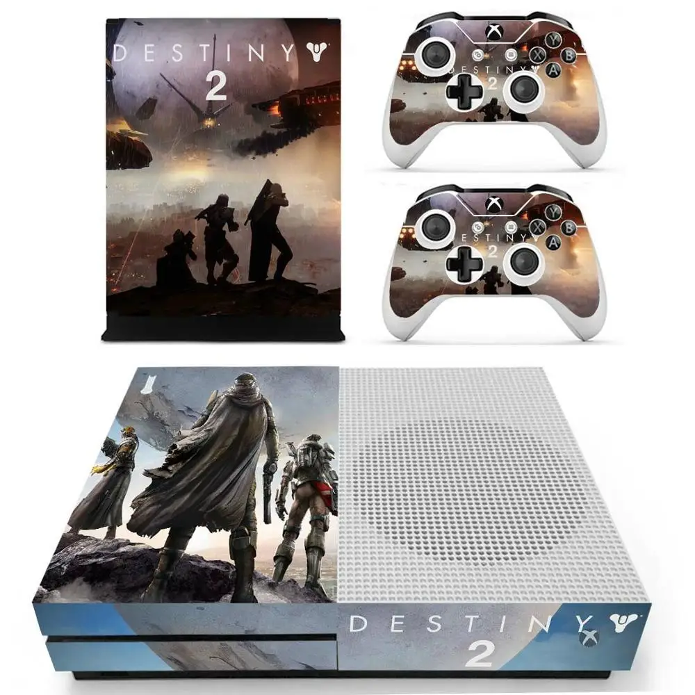 YS-xboxoneS-0939 Игра Destiny 2 наклейка для Xbox One S консоль и Kinect и 2 контроллера для Xbox One тонкая наклейка из винила - Цвет: YS-xboxoneS-0939