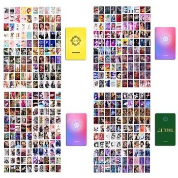

100Pcs/Box Kpop MAMAMOO New Album TRAVEL LOMO Card Photocard Self Made Cards For Fans Collection Stationery
