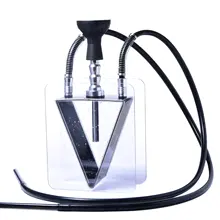 Акриловая Шиша кальянная трубка Narguile Nargile Waterpijp Sheesha Cachimbas Sisha силиконовая чаша шланг металлические щипцы Пружинные аксессуары