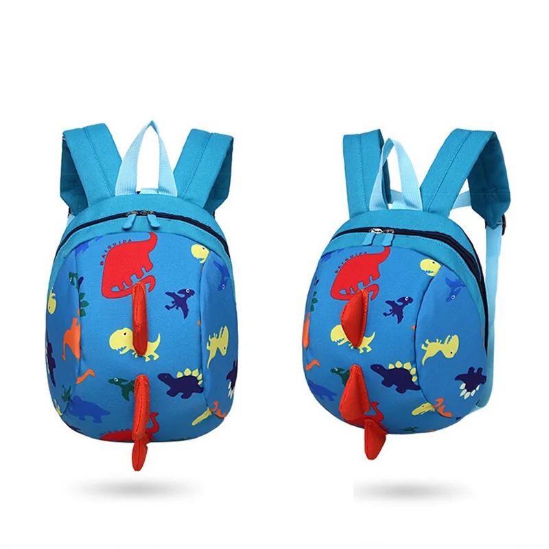 Cartoon Dinosaur Backpack Toddler Anti-lost Band Kids Animal Bag 3D Dinosaur Cartoon School Bag For Girls Boys 2018 New