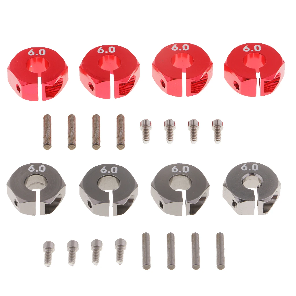 MagiDeal 12x5mm Wheel Hex Hub Pins Drive Adapter for 1/10 Traxxas Slash RC Car Truck Accs