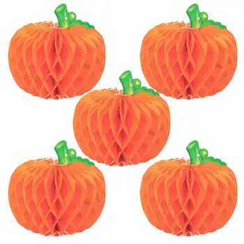 

5pcs Pumpkins Halloween Decoration Vegetable Honeycomb Table Decorations Garden Decor Creative Supplies Centerpiece Honeycombs