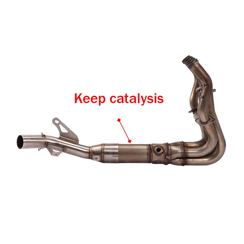 2020 Slip On For Kawasaki Z900 2017 18 19 Modified Exhaust Muffler Escape Middle Link Pipe Delete Eliminator Enhanced Z900 Z 9003