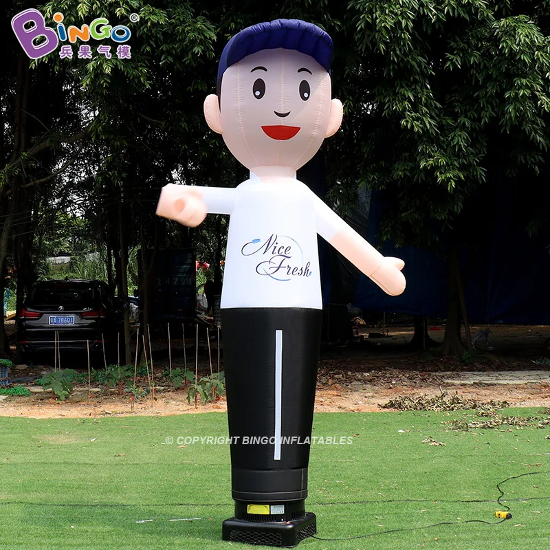 

Customized 2.7 Meters High Inflatable Cartoon Waving Air Dancer For Decoration Blow Up Advertising Sky Dancer Toys - BG-D0134