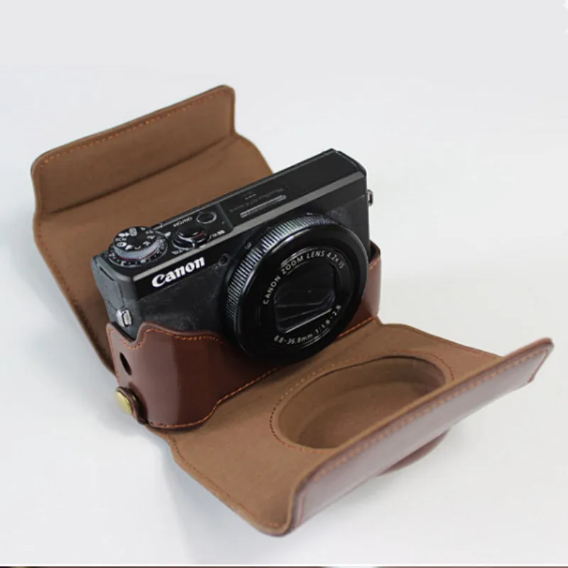 Защитная сумка для камеры Canon Powershot G7X III G7X Mark 3 из искусственной кожи