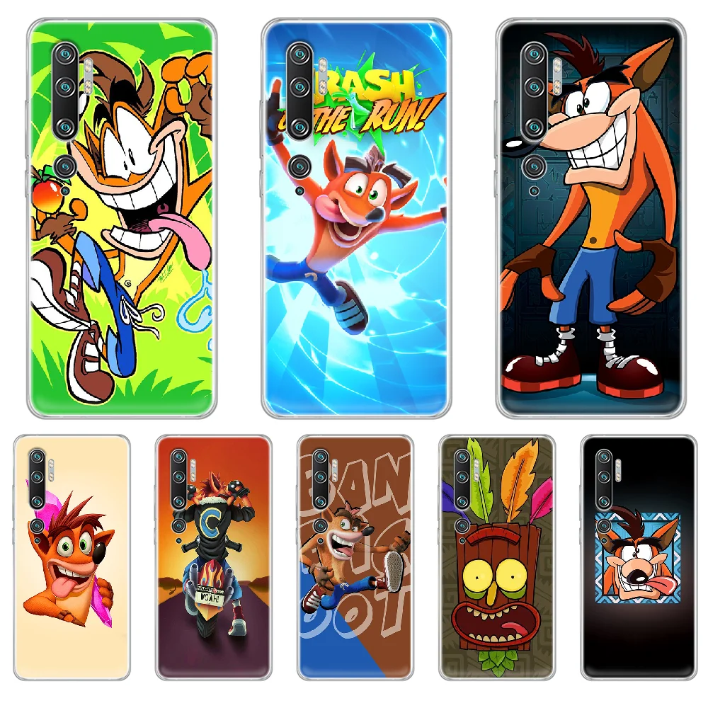 escape game Crash Bandicoot Phone Case cover hull For XIAOMI MI 3 4 5 5X 8 9 10 se max pro a2 9T note lite transparent | Мобильные