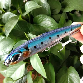 

8 colors 115mm 56g sinking Pencil Fishing Lure Hard Fishing Bait Mustad Hooks Long Casting Fishing Tackle