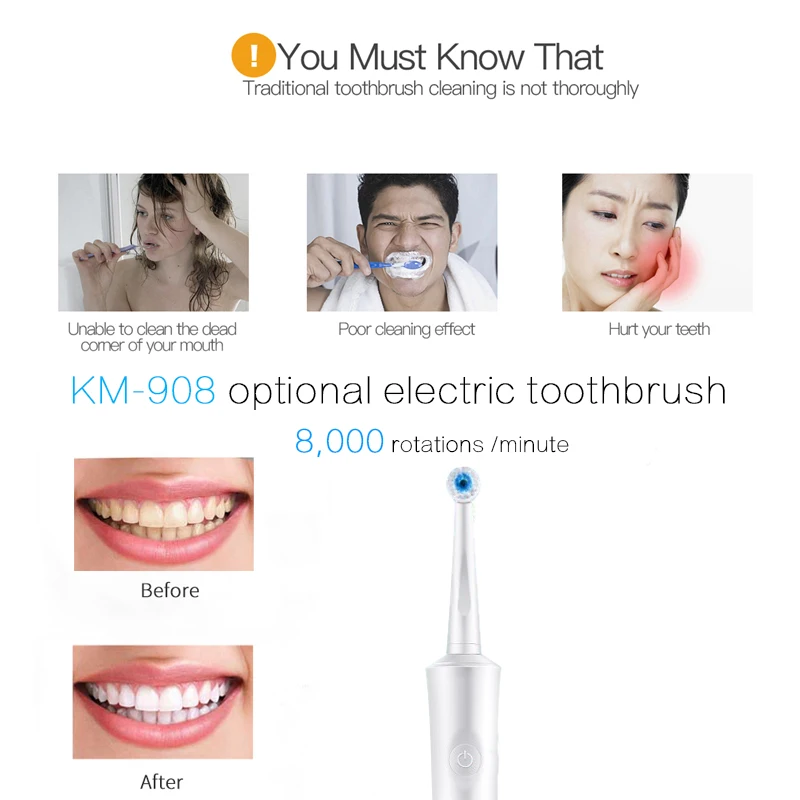 Электрическая зубная щетка, звуковая волна, высокое качество, умный чип, головка зубной щетки, сменная, отбеливающая, здоровая, лучший подарок, зубная щетка es 5