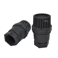 2х Замена 1," резьба диаметром черный пластик ПВХ нижней части клапана