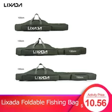 Lixada Рыболовная Сумка, переносная Складная рыболовная удочка, катушка, сумка, рыболовная удочка, снасть, инструмент для переноски, чехол, сумка для хранения, Органайзер
