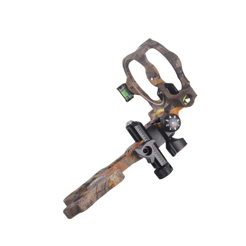 camouflage DB8150 охотничьи болты для стрельбы из лука блочный лук 5-заколка с бантом зрение Быстрый выдвижной прицел оборудование для стрельбы из лука лук и стрелы оборудование со светом - Цвет: camouflage