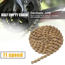 11-Скорость стальной горный велосипед половина-дутая цепочка на открытом воздухе для верховой езды аксессуары инструмент для демонтажа цепи велосипеда MTB Горный антикоррозионные Сталь велосипедные цепи