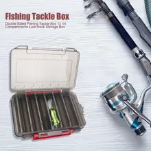 14 отсеков Коробка для рыболовных снастей коробка для хранения двухсторонняя коробка для рыболовных снастей приманка крючок коробка для хранения