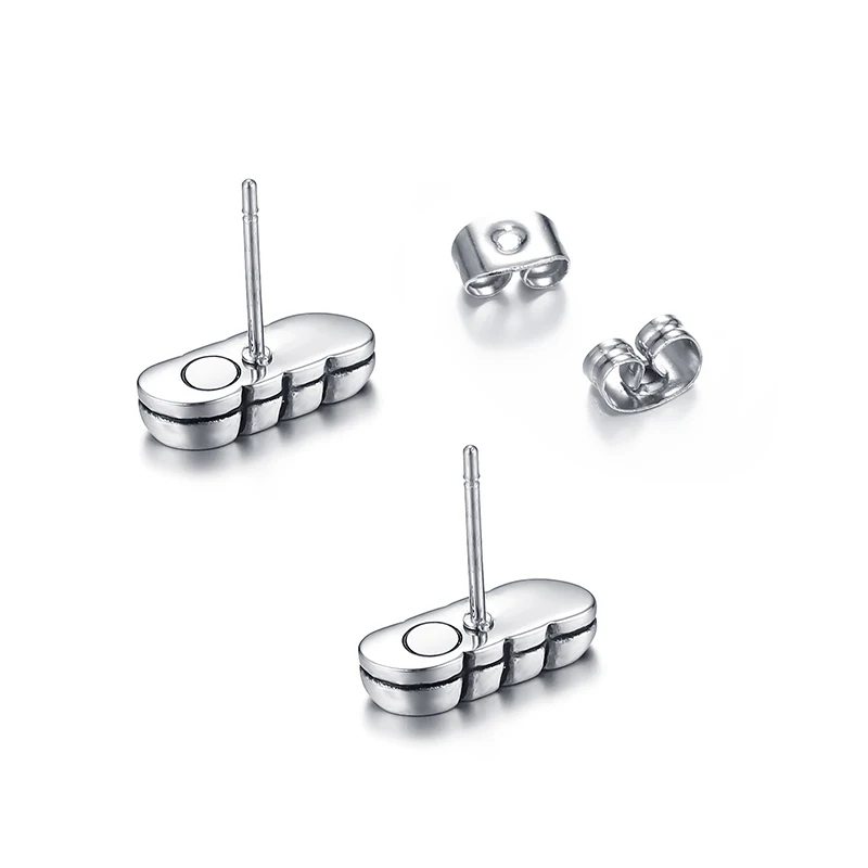 Ретро из нержавеющей стали Будда Серебряная Сережка серьги Irefined Charms Earstud серия