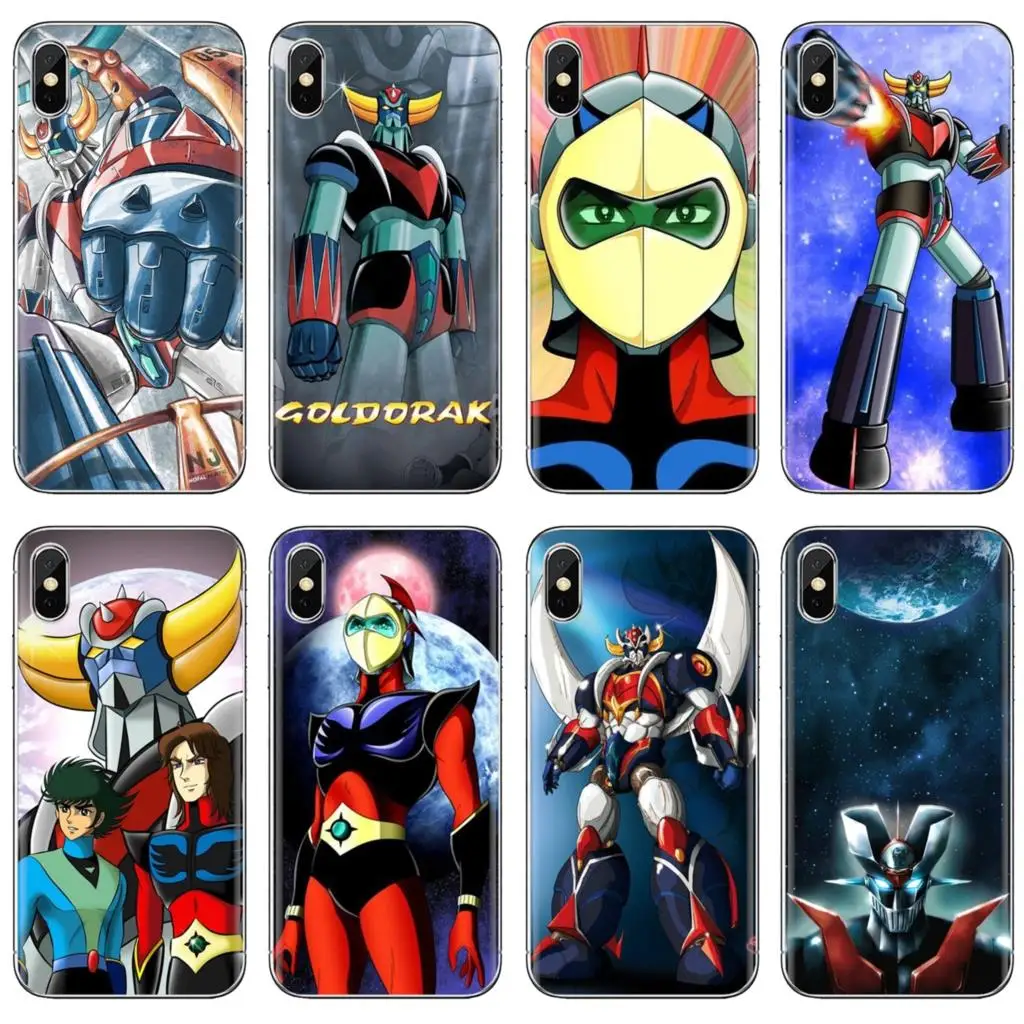 Мягкие чехлы для iPod Touch iPhone 11 Pro 4 4S 5 5S SE 5C 6 6S 7 8 X XR XS Plus Max Hot UFO Robot dizer Anime|Бамперы| |