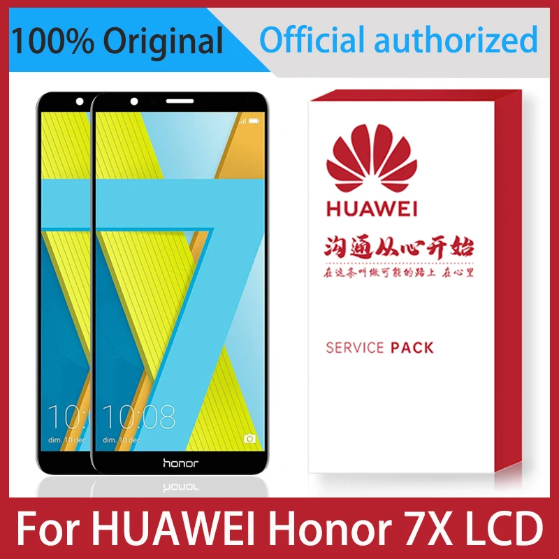 Оригинальный 5 93 ''ЖК дисплей для Huawei Honor 7X ЖК BND AL10 L21/L22 сенсорный экран