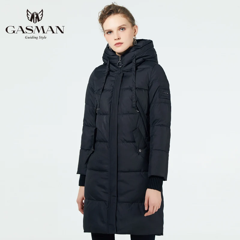 Beste Gasman 2019 Winter Jas Vrouwen Nieuwe Parka Vrouwen 2019 Merk Jassen Hooded Dames Jassen Vrouwelijke Parka Dikke Gewatteerde Voering Winter