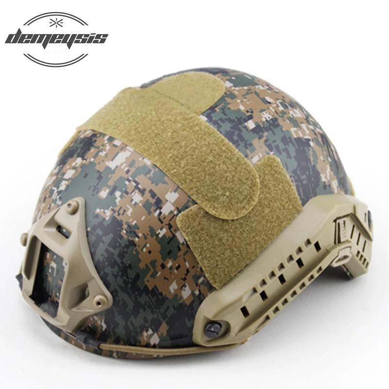 Полупокрытый 54-62 см Открытый шлем военный тактический шлем для CS Airsofty Пейнтбол Стрельба спортивный армейский боевой шлем - Цвет: woodland digital