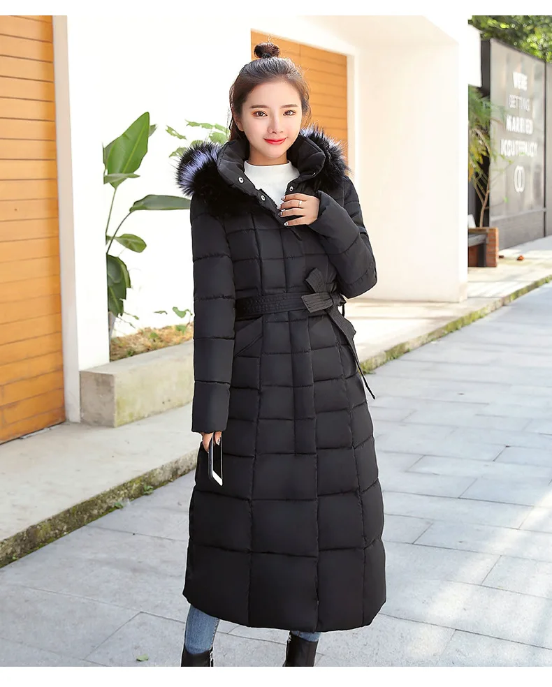 New Style Winter Coat Women's Thick Cotton-padded Jacket off Season Cotton Coat Winter Cotton-padded Clothes Long over-the
