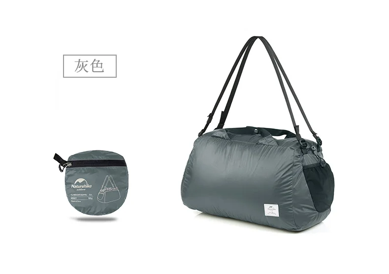 Naturehike, водонепроницаемые нейлоновые дорожные сумки для женщин и мужчин, большая вместительность, Складная спортивная сумка, органайзер, упаковка, багаж для девушек, сумка на выходные