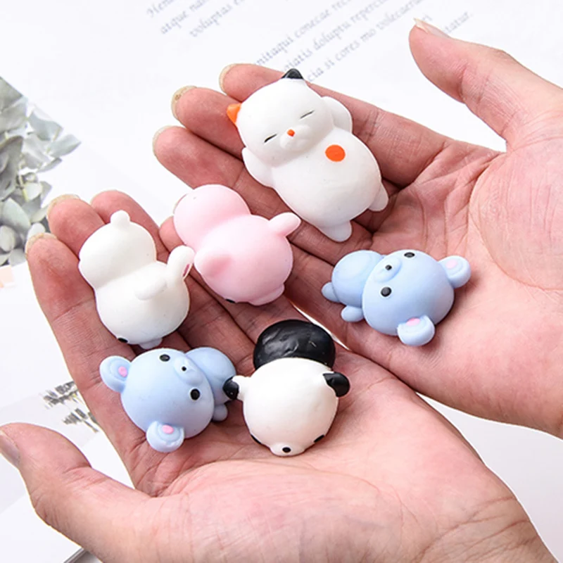 Mini Change Color Squishy Cute Cat Antistress Ball Squeeze Mochi Rising Abreact Soft Sticky Stress Relief 3