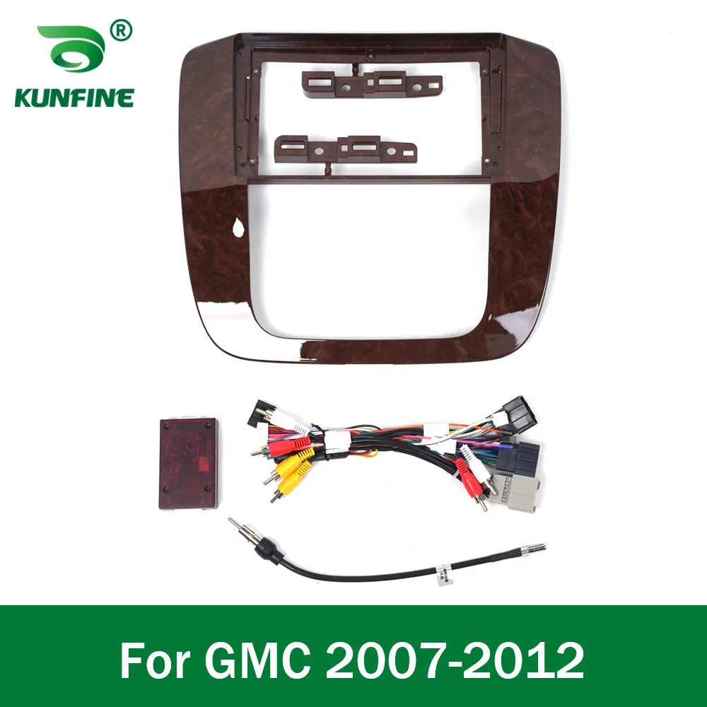 

Автомобильный GPS-навигатор, стерео для GMC 2007 2008 2009 2010, панель радиоприемника, рамка, подходит для 2Din, 9 дюймов, экран головного устройства