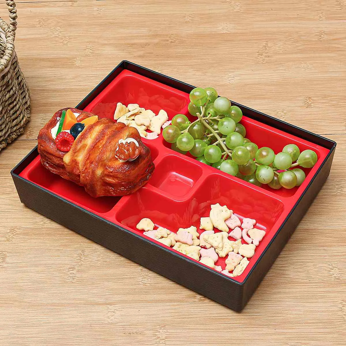 Бенто ланч бокс японский Стиль многоразовые рисовые суши питание коробка Кухня обед контейнер для хранения офиса школы переносная коробка для ланча