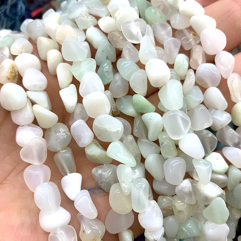 light green jade 8-12 мм натуральные Агаты гранат Амазонит жады аметисты Выгравированные бусины для самостоятельного изготовления ювелирных изделий браслет ожерелье - Цвет: light green jade