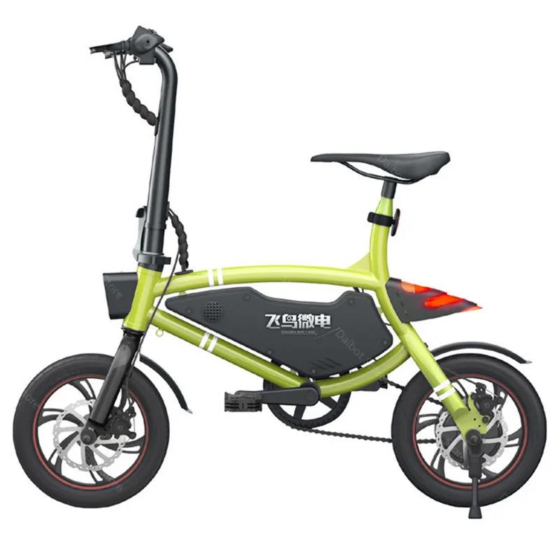 Electric Mini Bike F12 Two Wheels Electric Bicycles 12 Inch 36V 250W Portable Parent-child Electric Folding Bicycle With Basket (39)