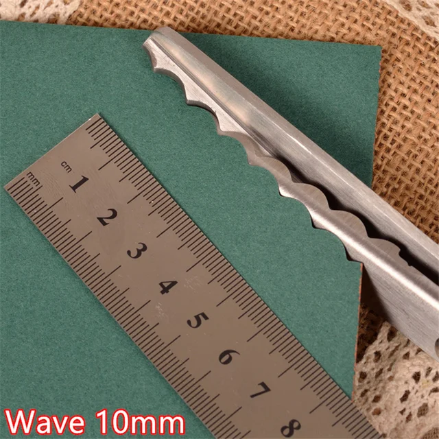 Pinking Shears Handled Professional Dressmaking Sewing DIY Craft Pinking Scissors Zig Zag Scissors Fabric Decorative Edge Tool Wave 10mm